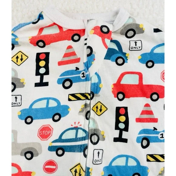 SLEEPING BABY • White/Multi Busy Town Zipadee-Zip Swaddle Transition Sleep Sack - Picture 4 of 13